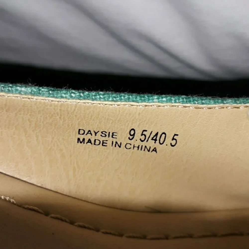 CL by‎ Laundry Daysie Open Back Aqua Espadrilles